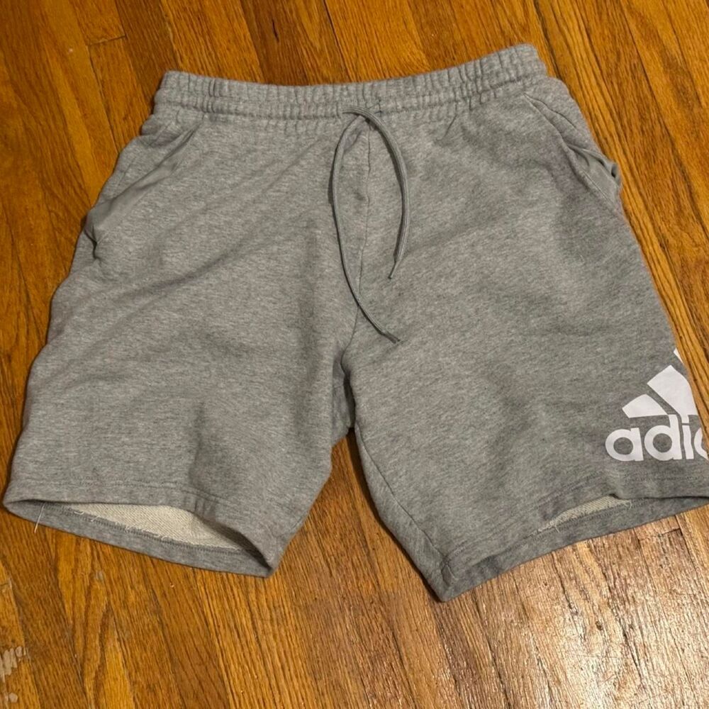 Adidas Men's Grey Shorts